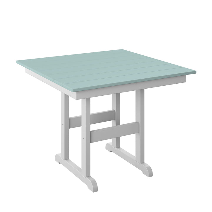 38" Square Table - Dining Height