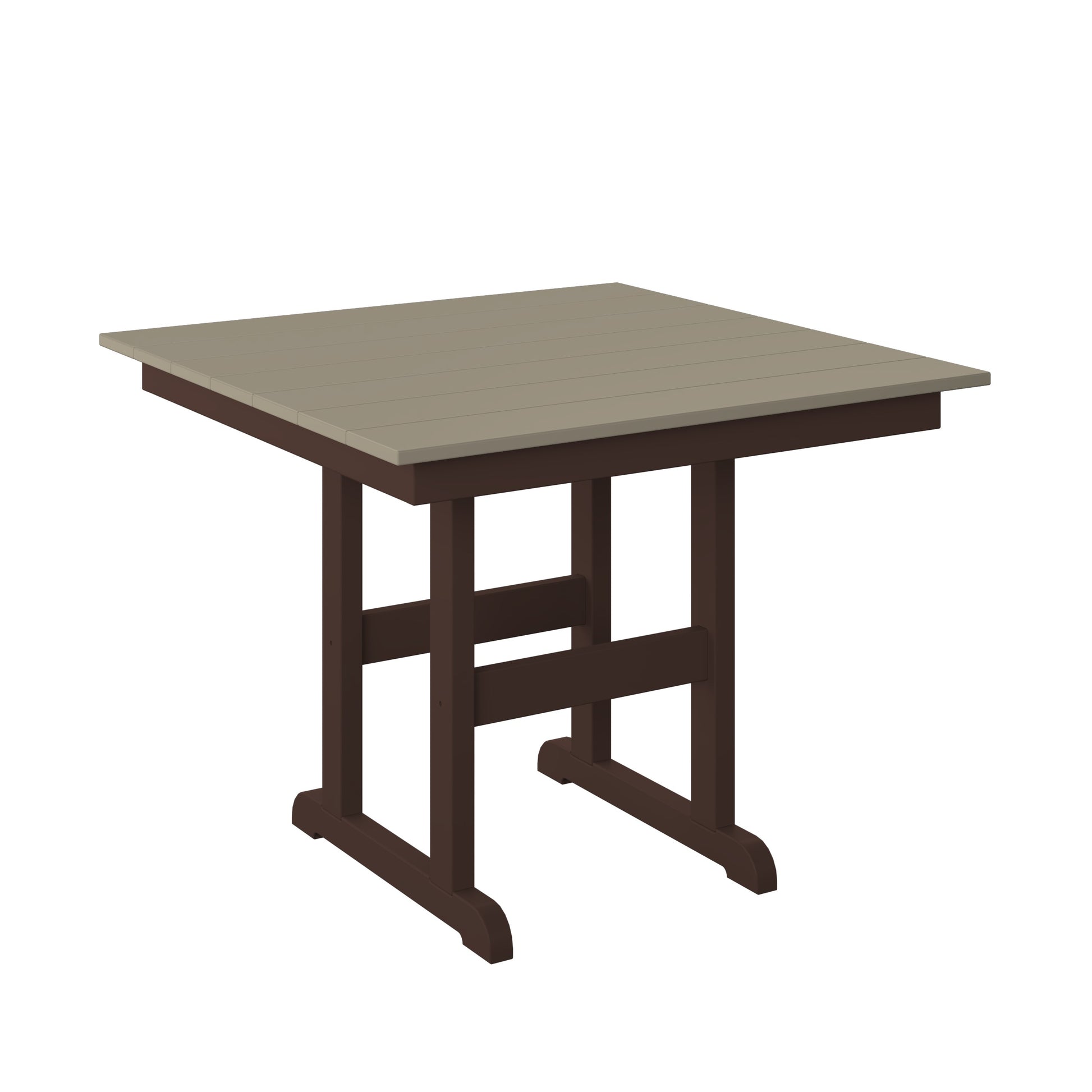 38" Square Table - Dining Height