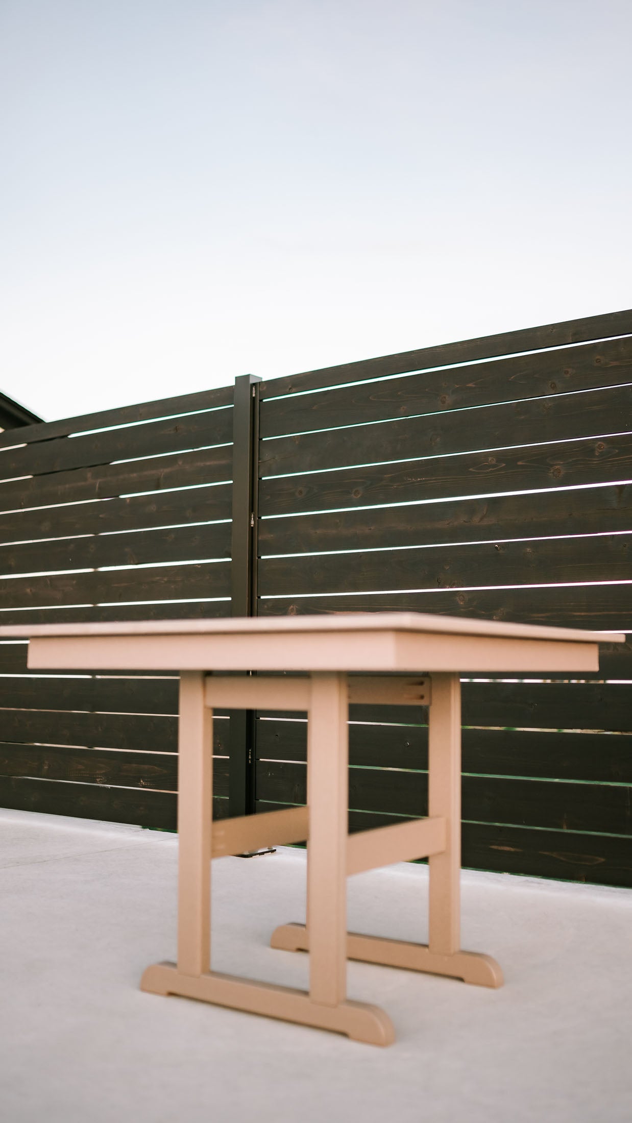 38" Square Table - Dining Height