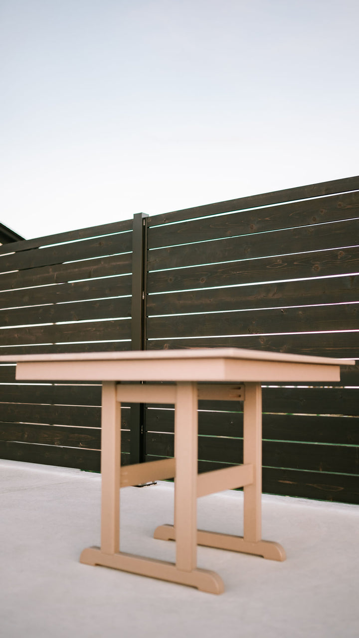 38" Square Table - Dining Height