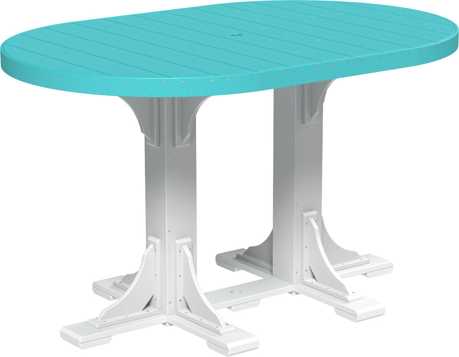 48" x 72" Oval Table - Bar Height