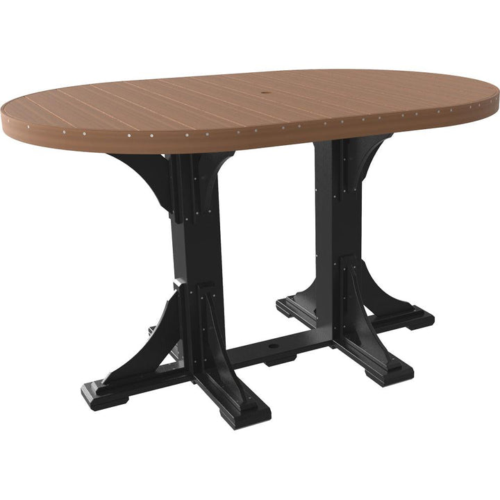 48" x 72" Oval Table - Bar Height