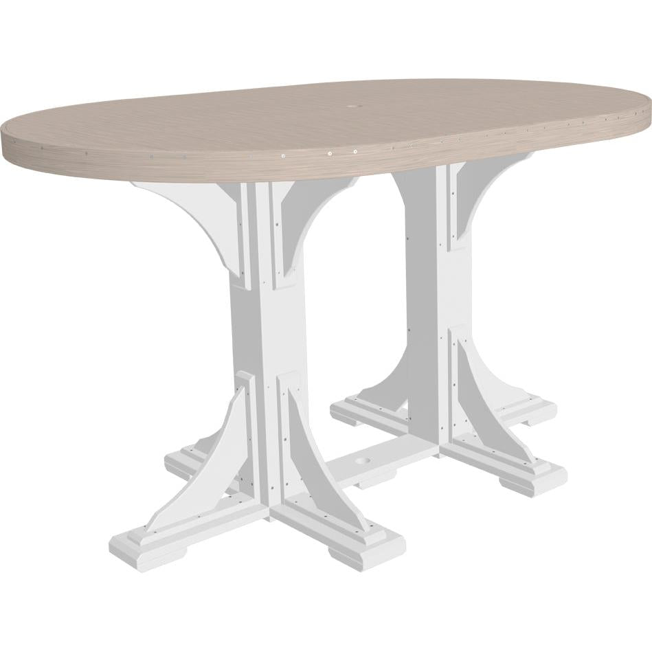 48" x 72" Oval Table - Bar Height