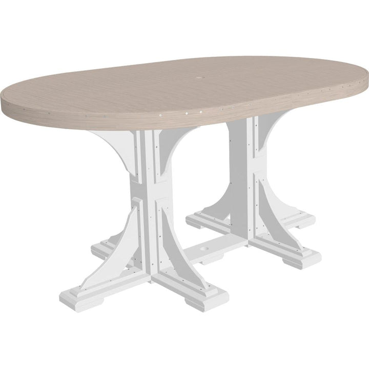 48" x 72" Oval Table - Counter Height