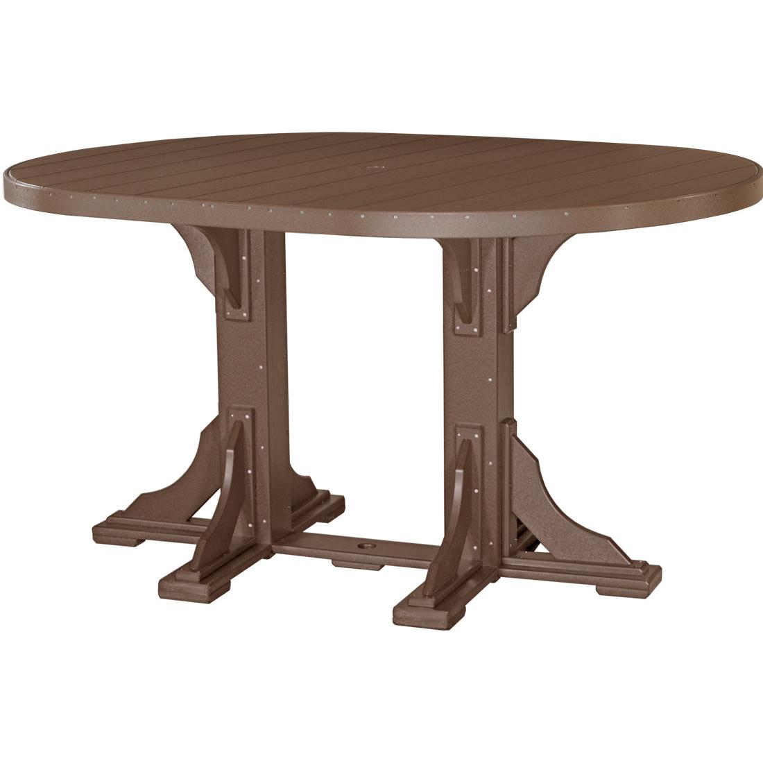 48" x 72" Oval Table - Bar Height