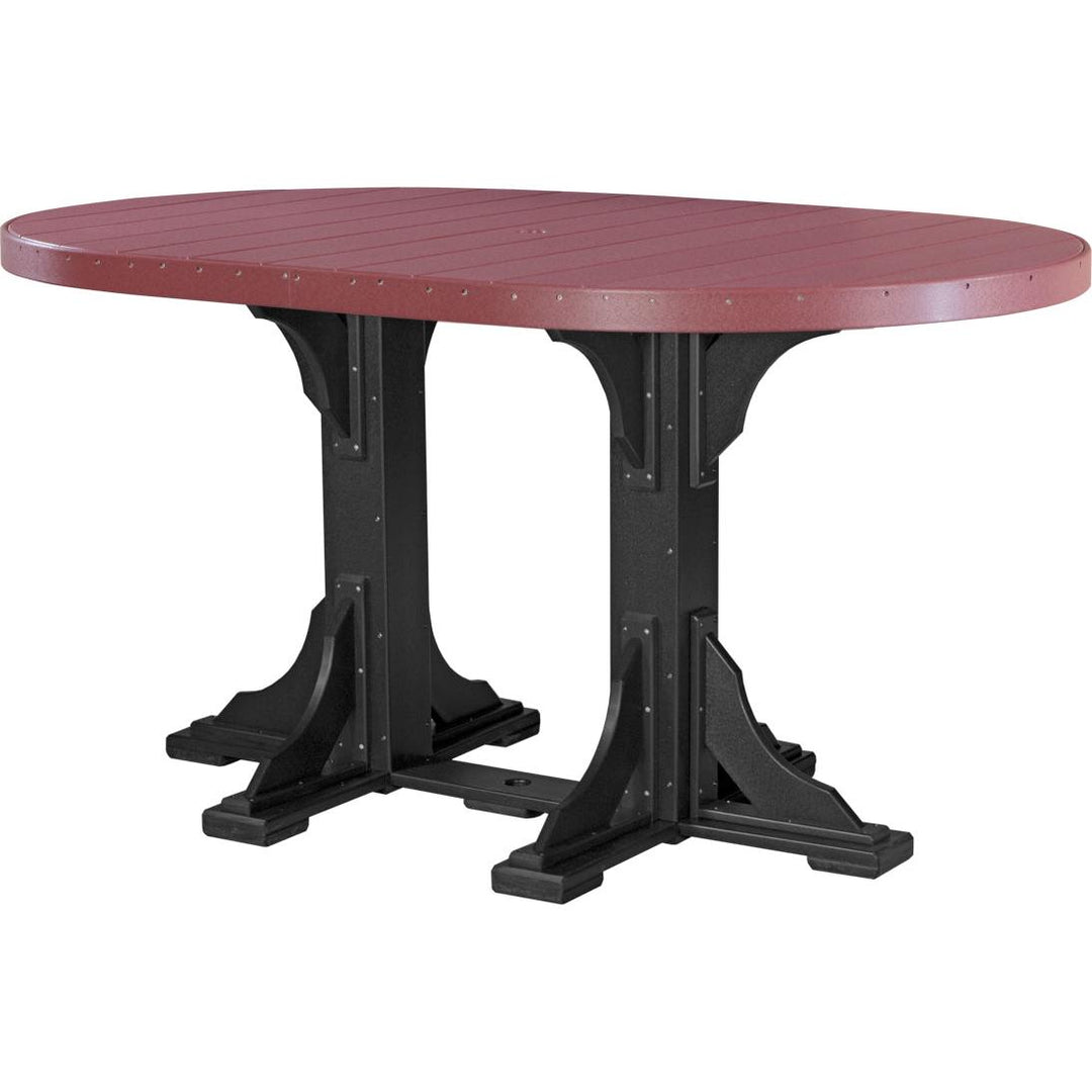 48" x 72" Oval Table - Bar Height