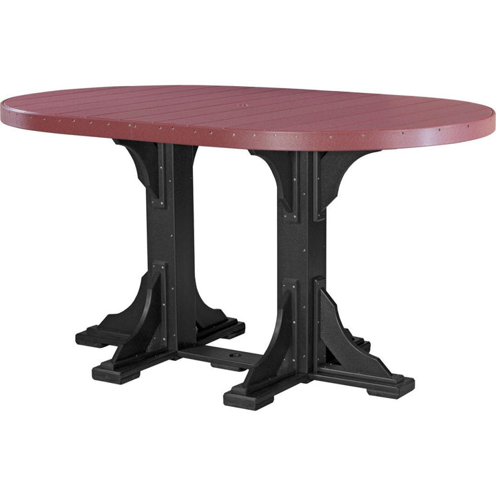 48" x 72" Oval Table - Bar Height