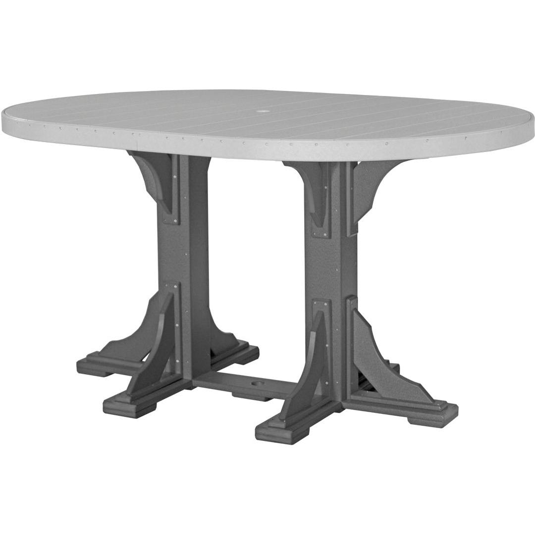 48" x 72" Oval Table - Bar Height