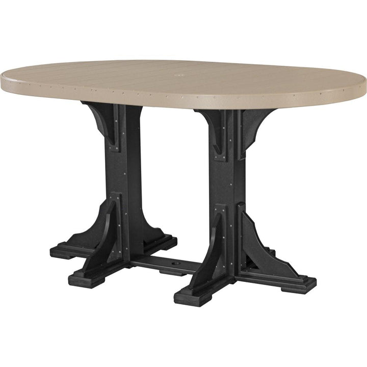 48" x 72" Oval Table - Bar Height