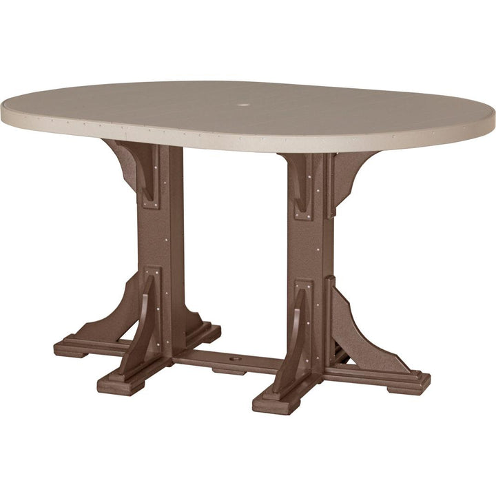 48" x 72" Oval Table - Bar Height