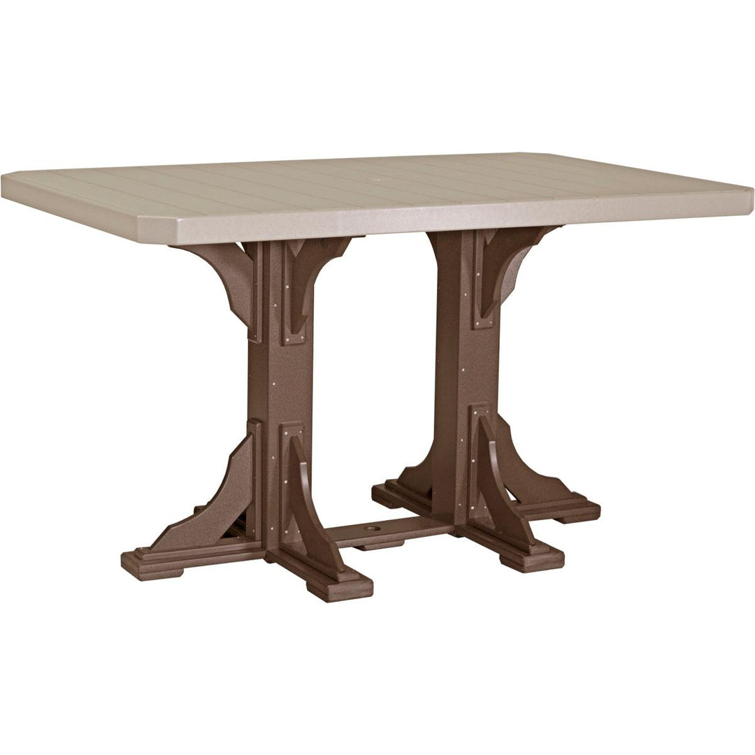 48" x 74" Rectangle Table - Bar Height