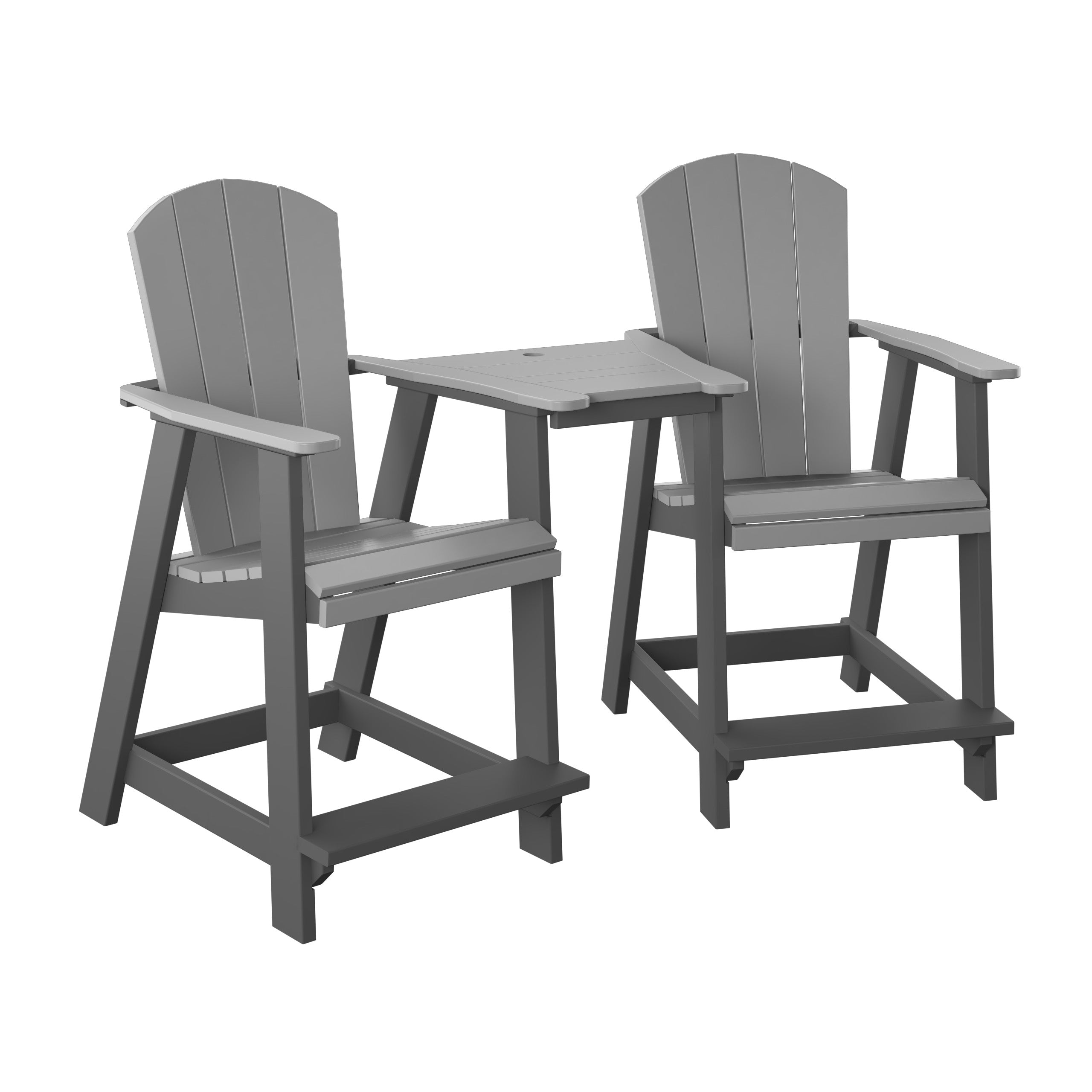 Adirondack Balcony Tete-A-Tete Set