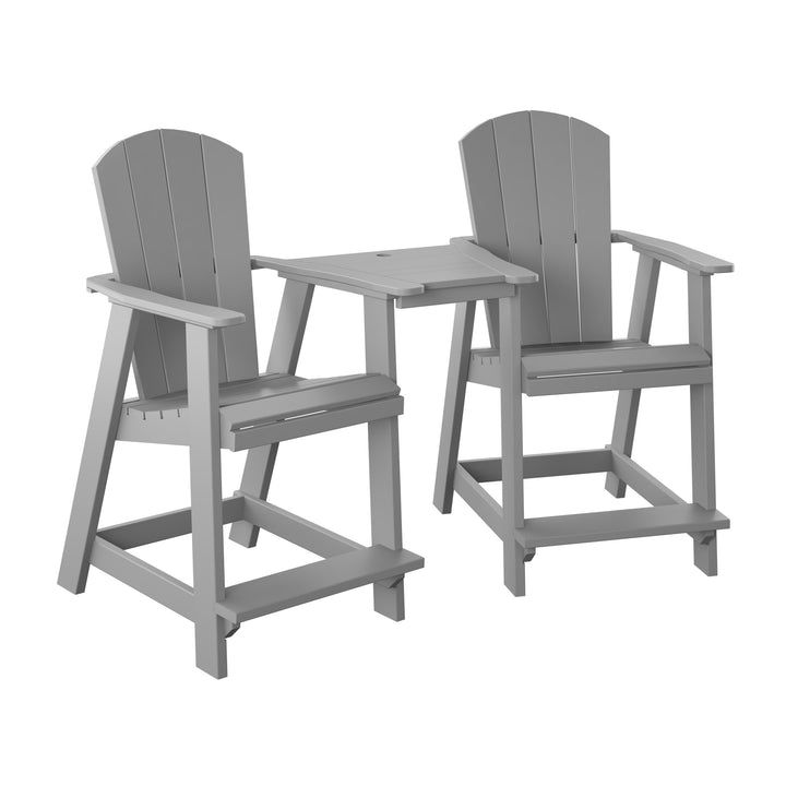 Adirondack Balcony Tete-A-Tete Set