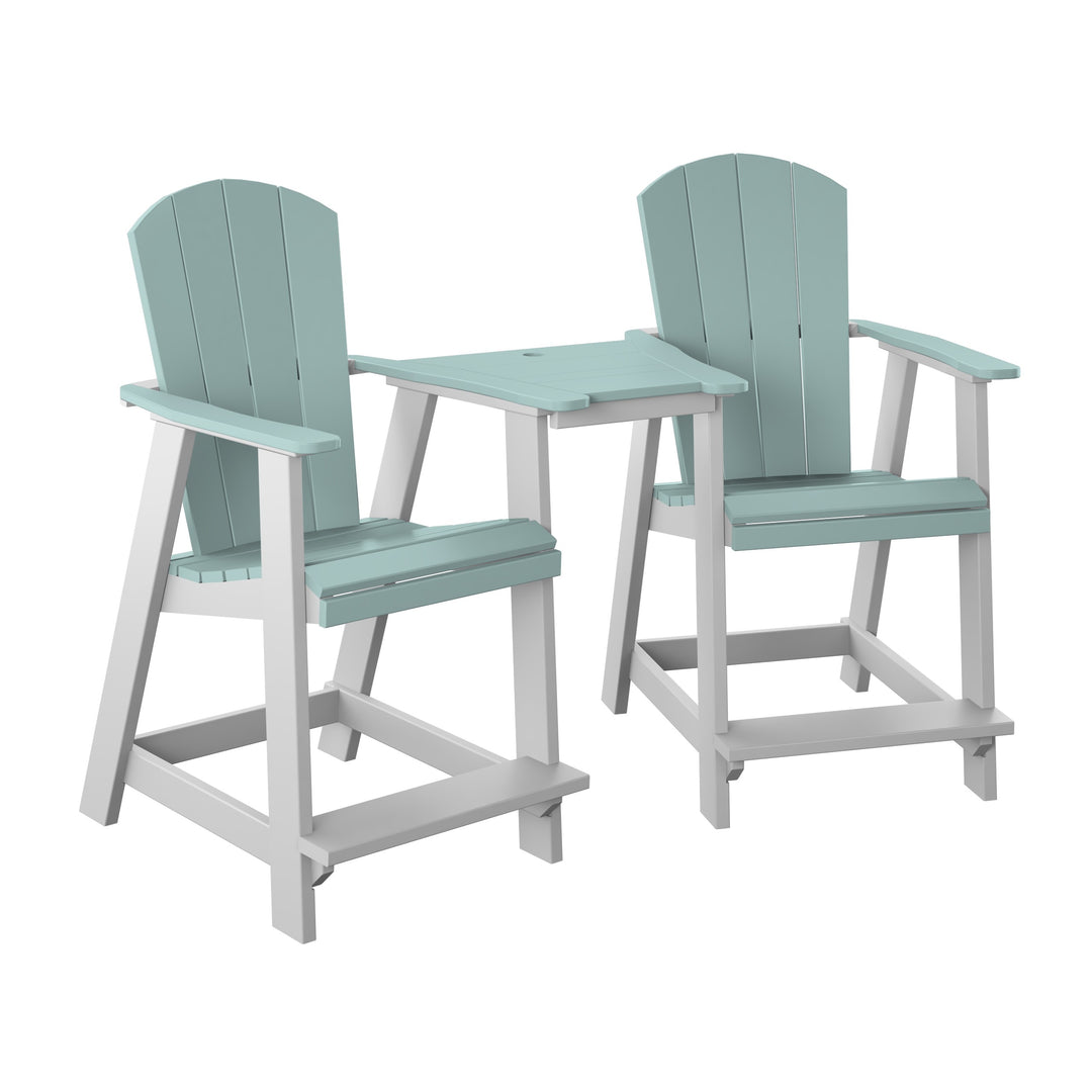 Adirondack Balcony Tete-A-Tete Set