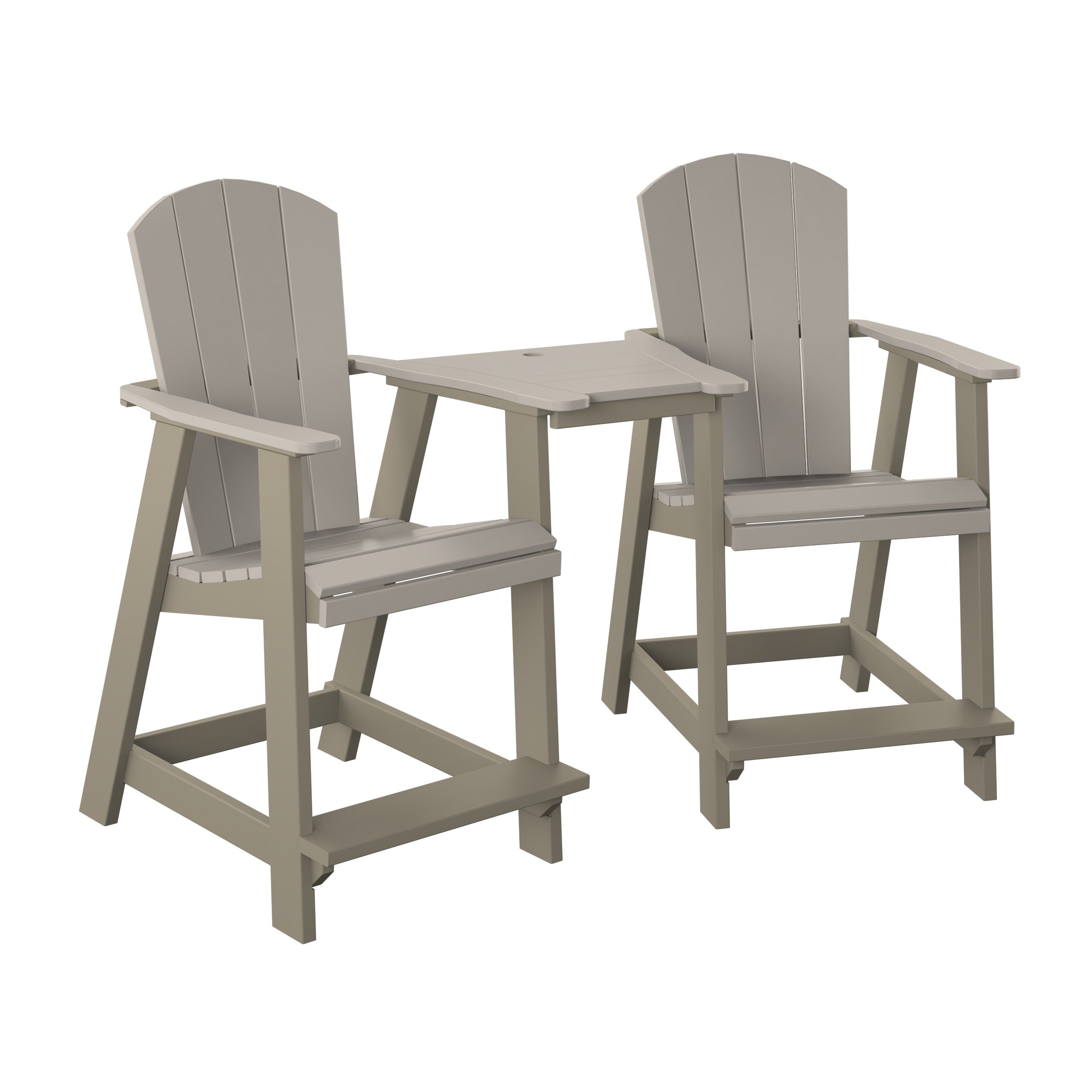 Adirondack Balcony Tete-A-Tete Set