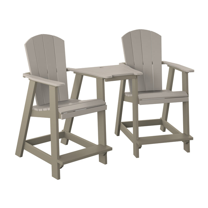 Adirondack Balcony Tete-A-Tete Set
