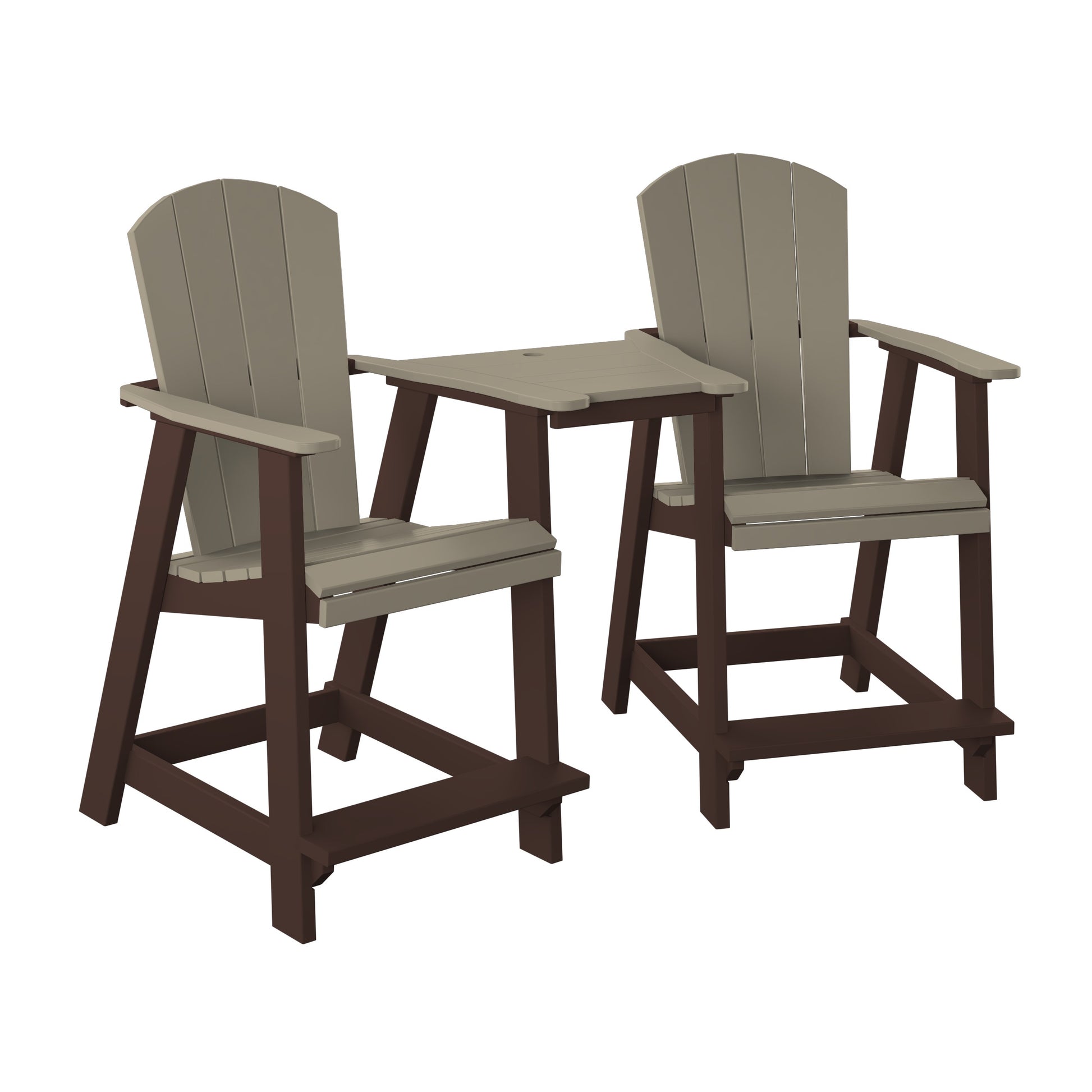 Adirondack Balcony Tete-A-Tete Set