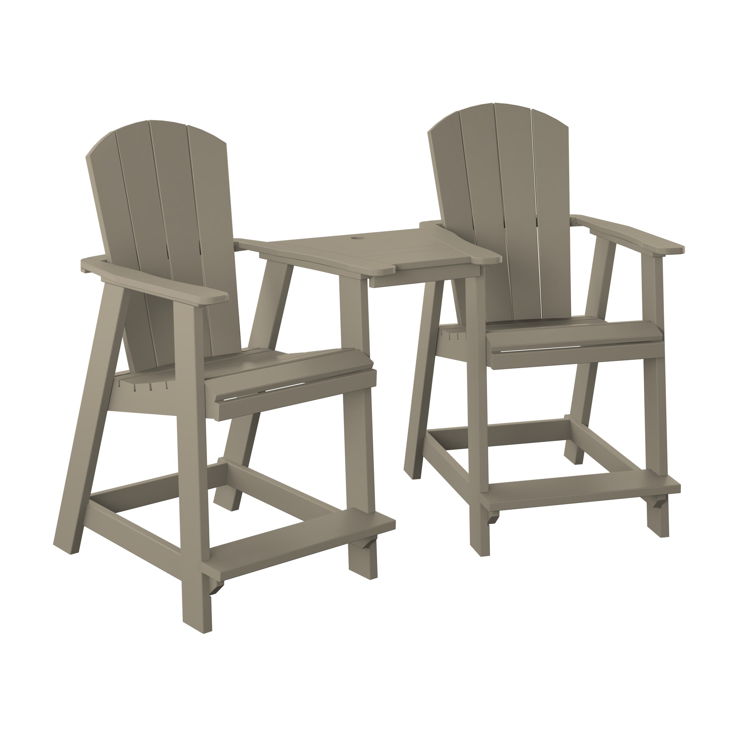 Adirondack Balcony Tete-A-Tete Set