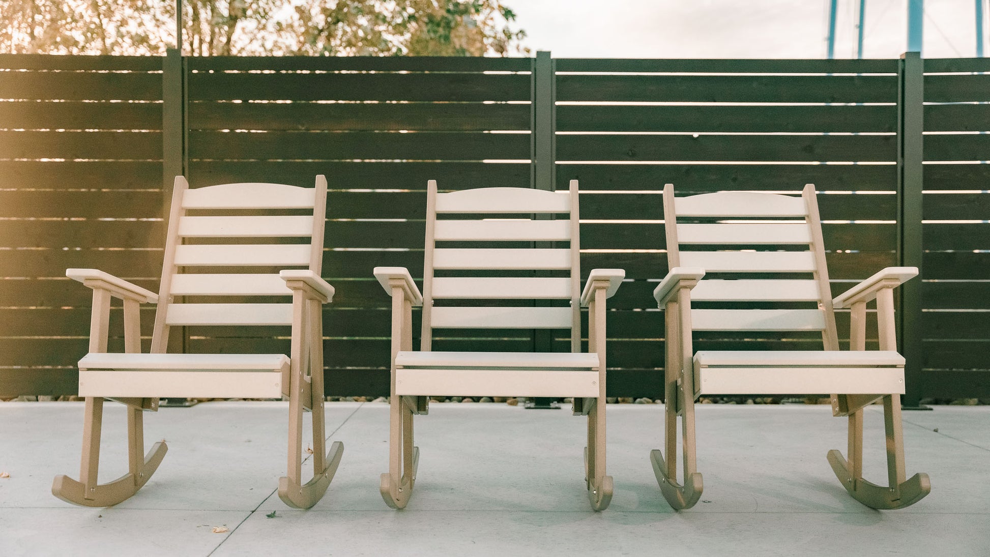 Slat Back Rocking Chair