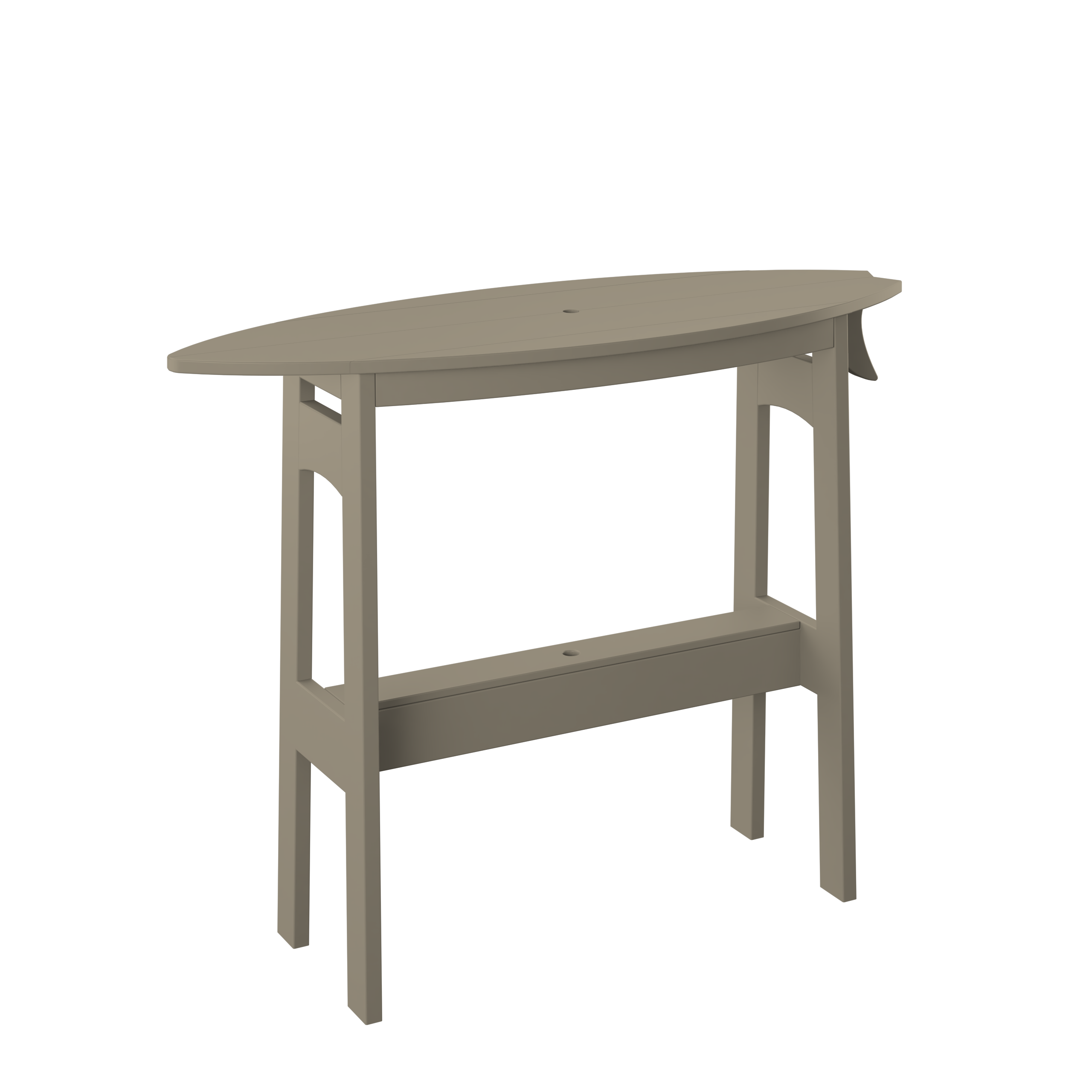 48" Surfboard Table - Counter Height