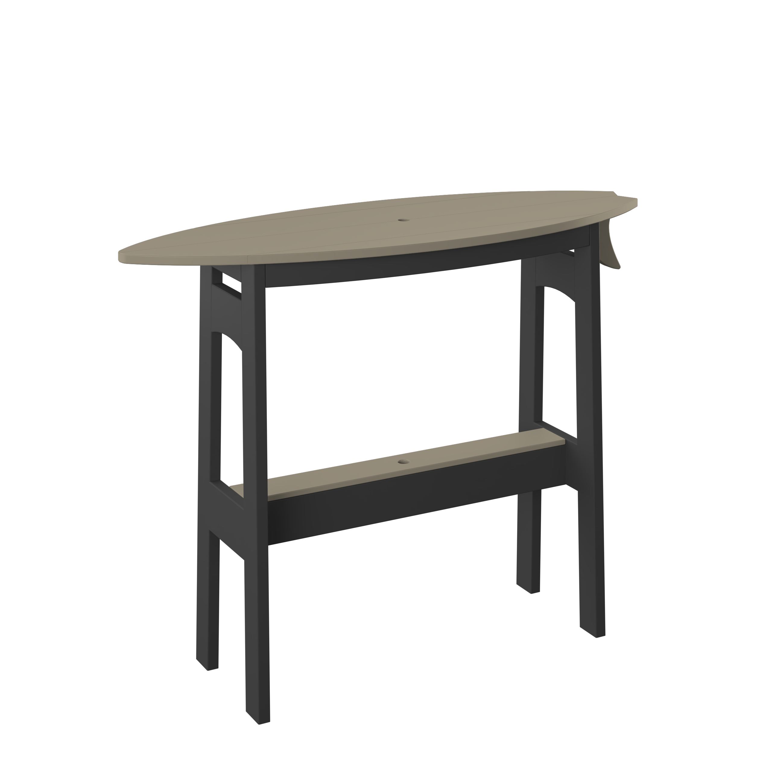 48" Surfboard Table - Bar Height