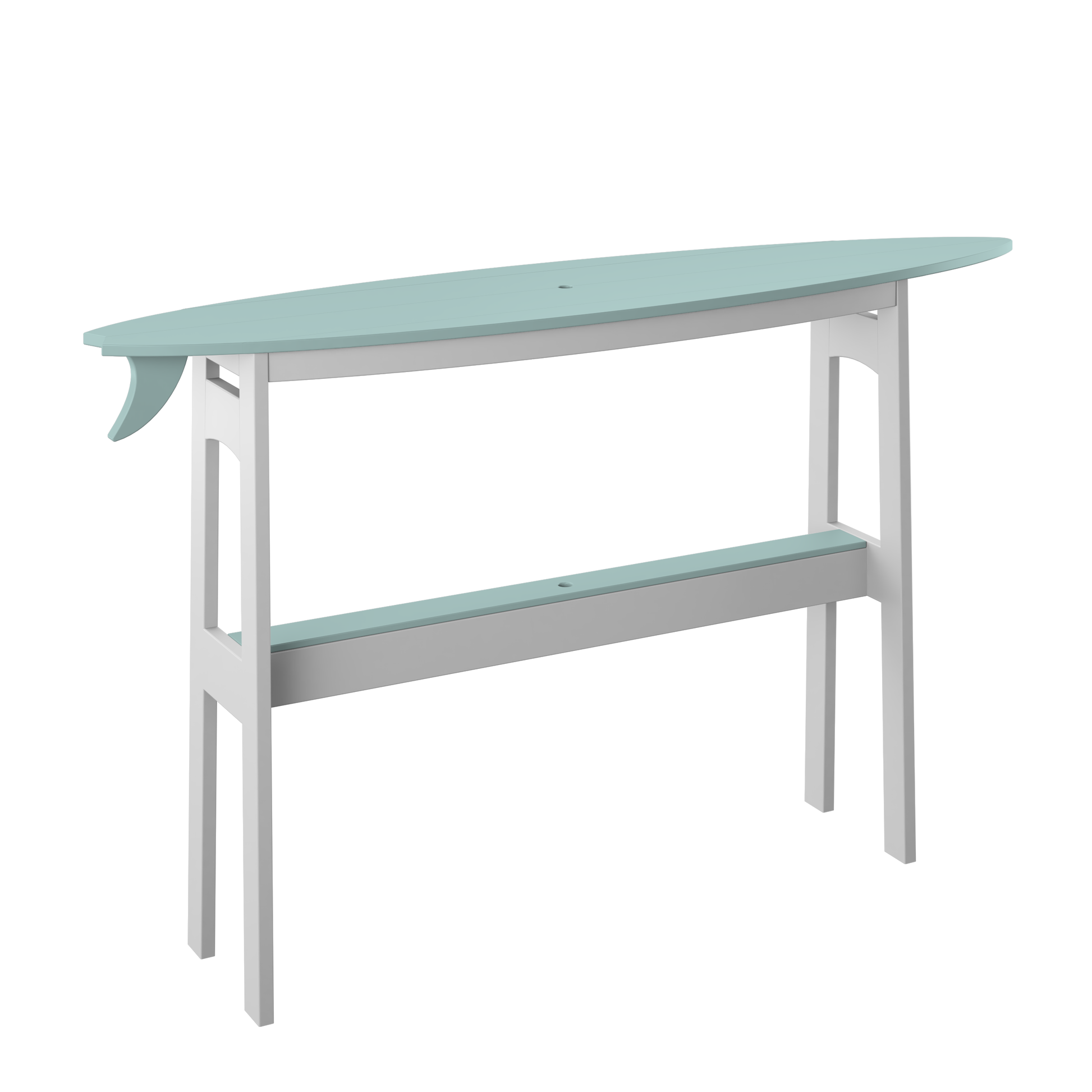 72" Surfboard Table - Dining Height