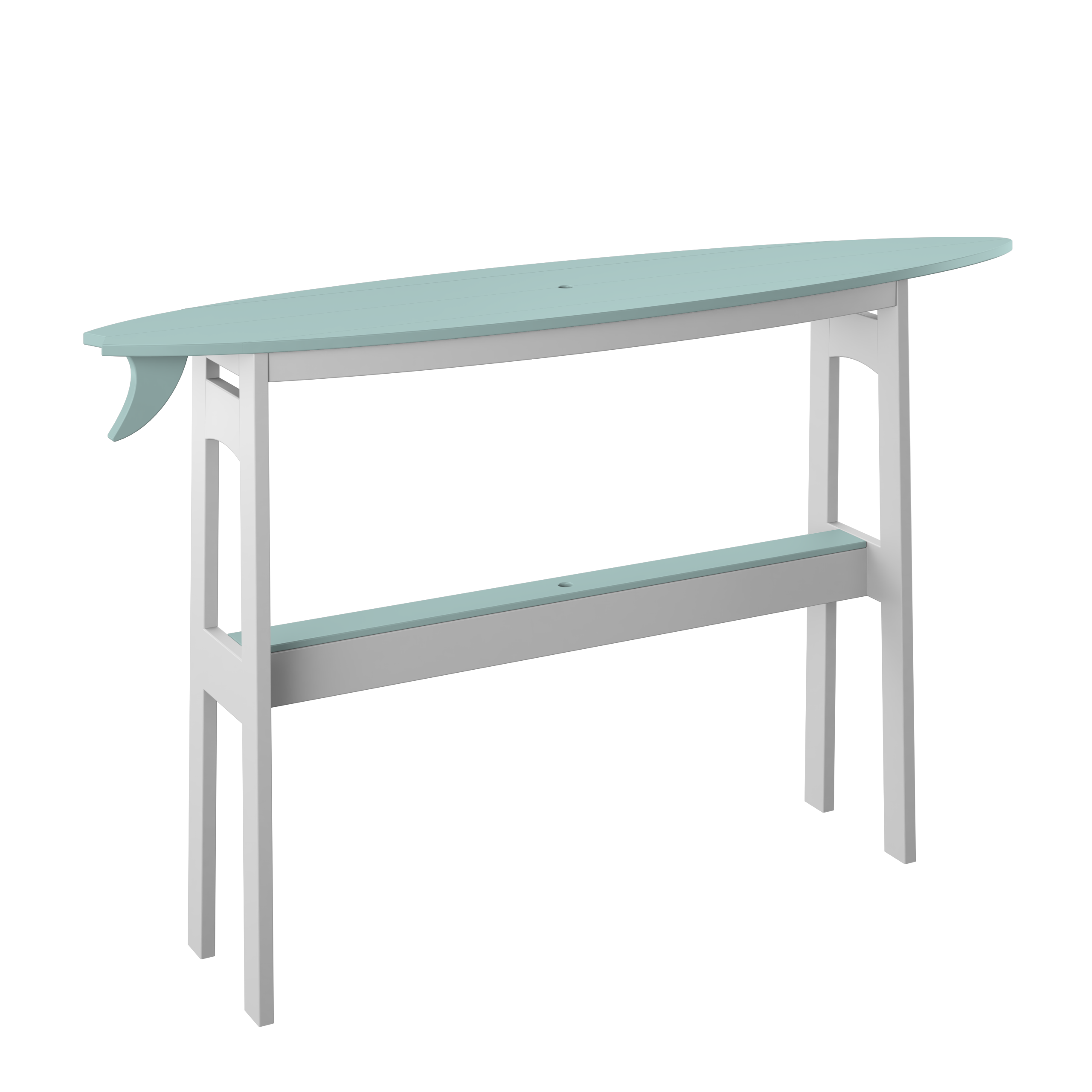 72" Surfboard Table - Dining Height