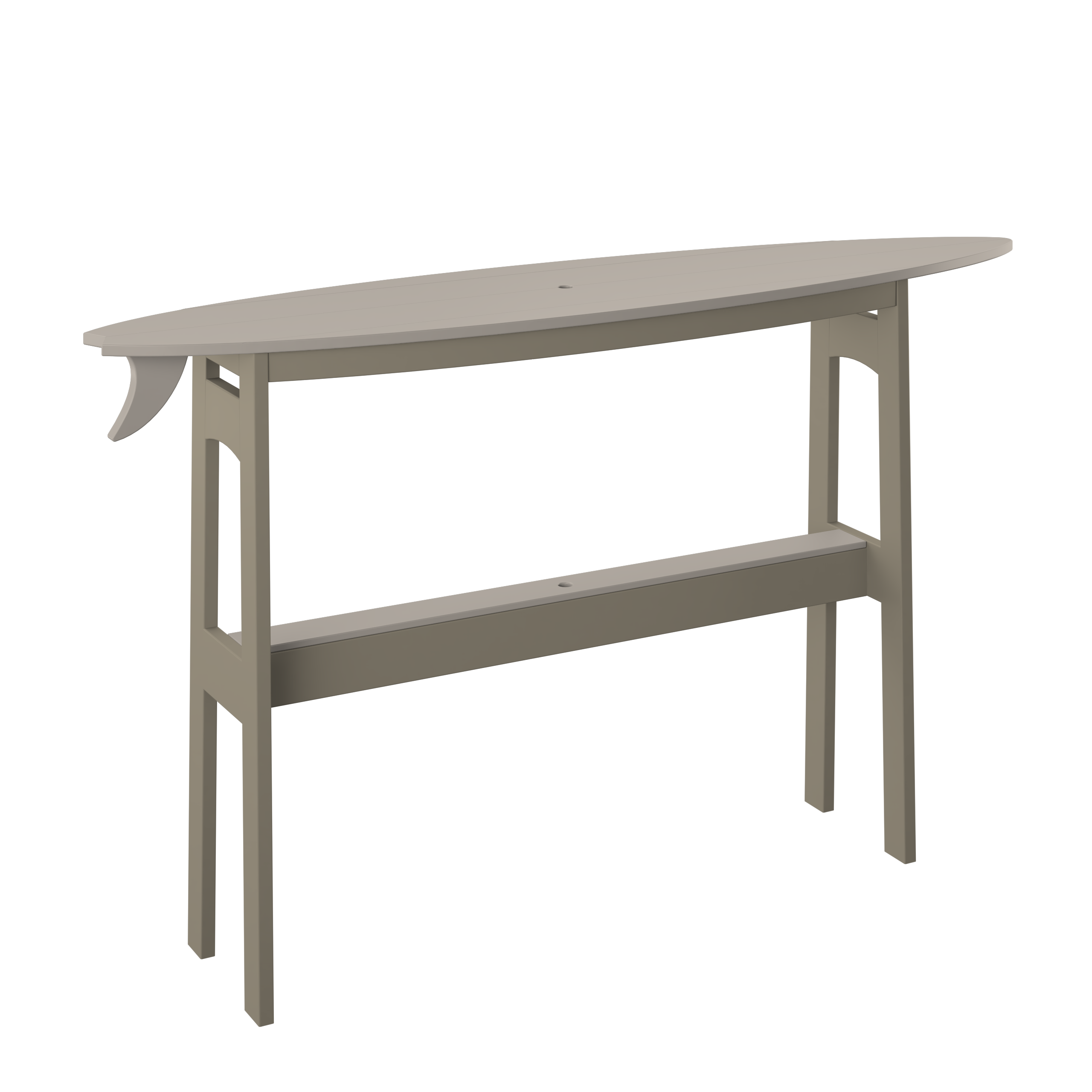 72" Surfboard Table - Counter Height