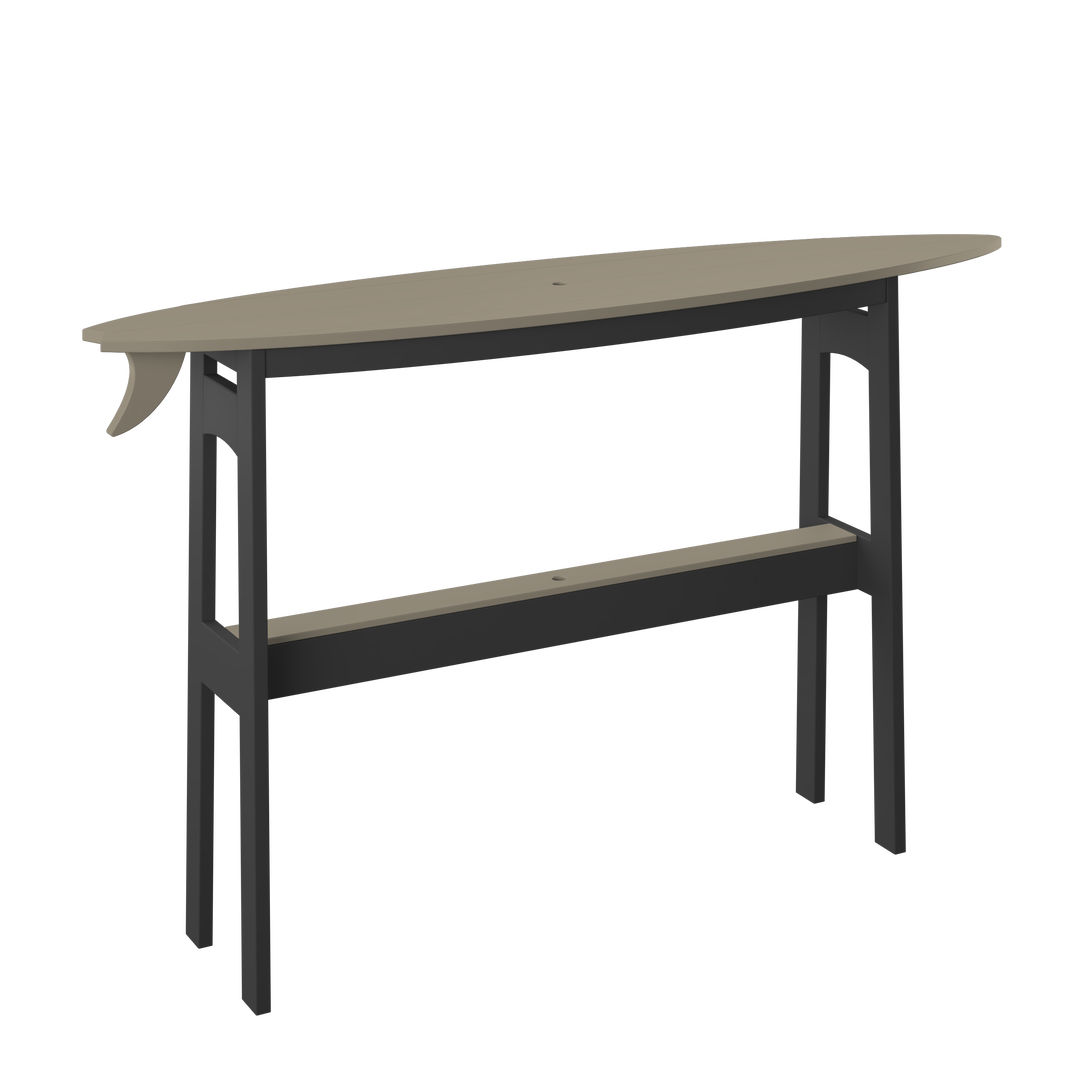 72" Surfboard Table - Counter Height