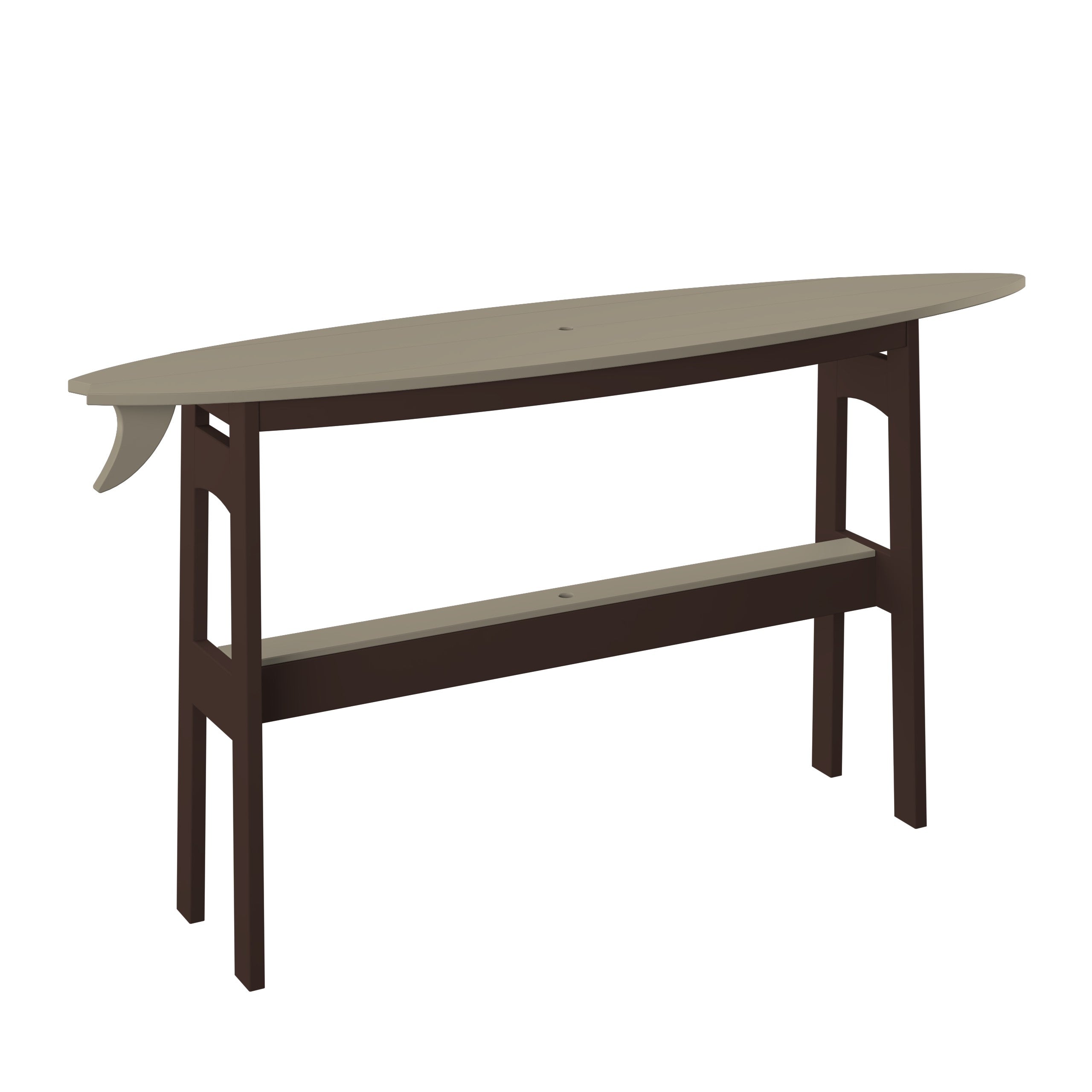 72" Surfboard Table - Counter Height