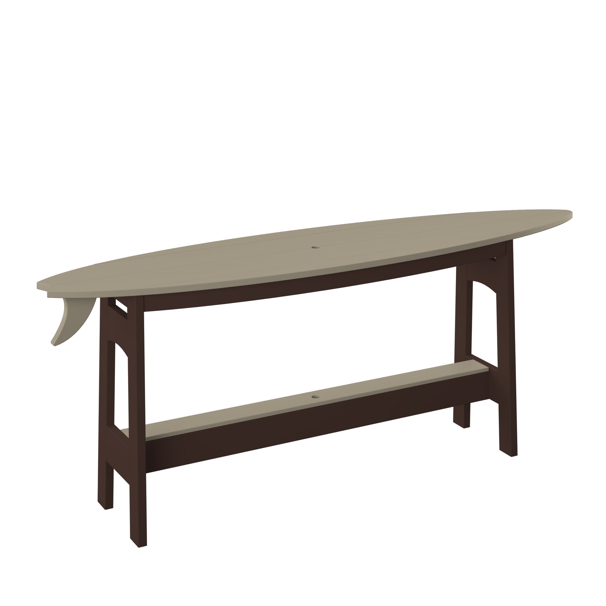 72" Surfboard Table - Dining Height
