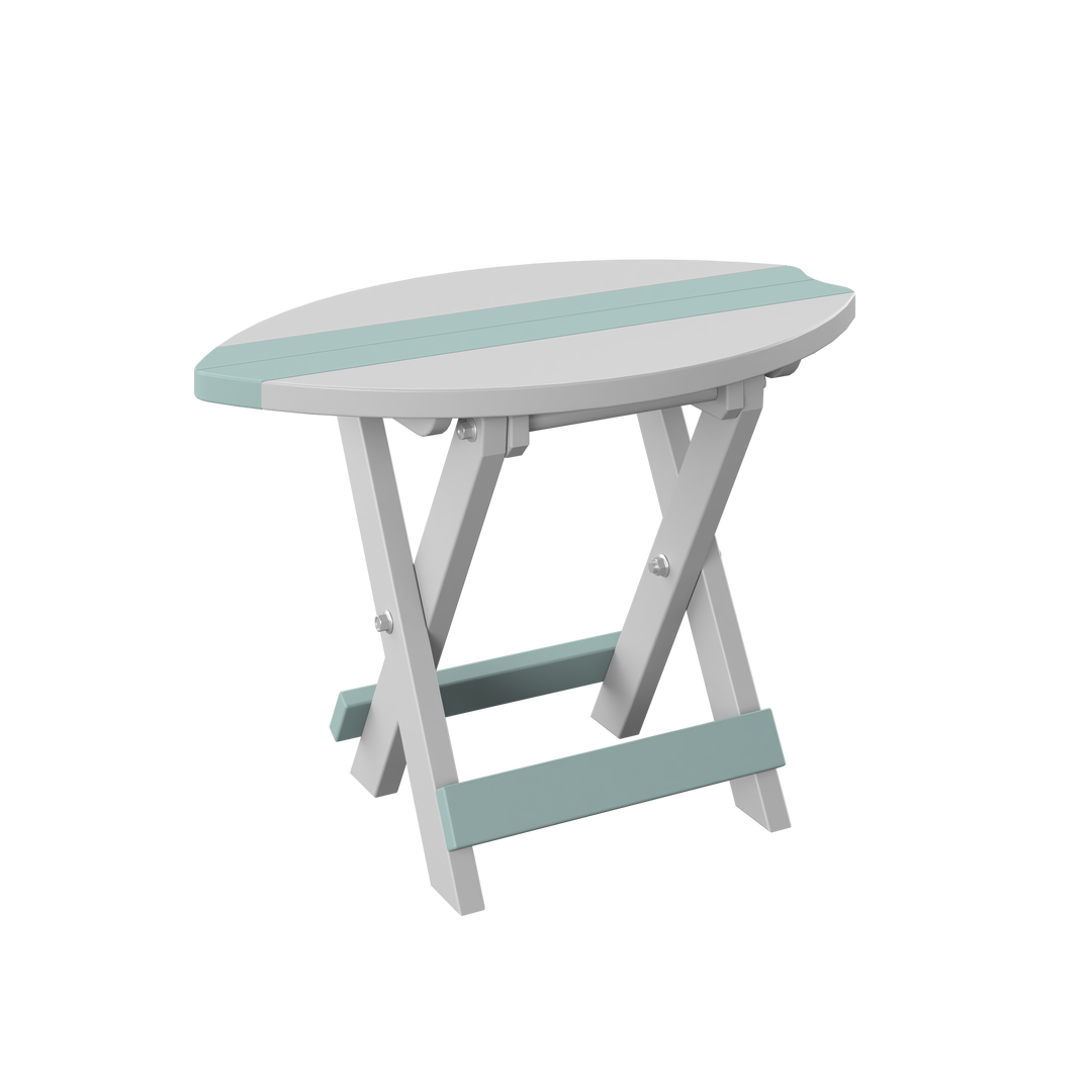 Surfboard Folding End Table