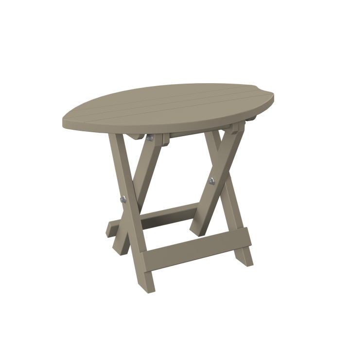 Surfboard Folding End Table