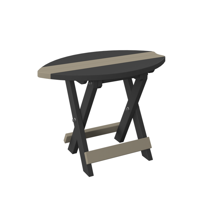 Surfboard Folding End Table