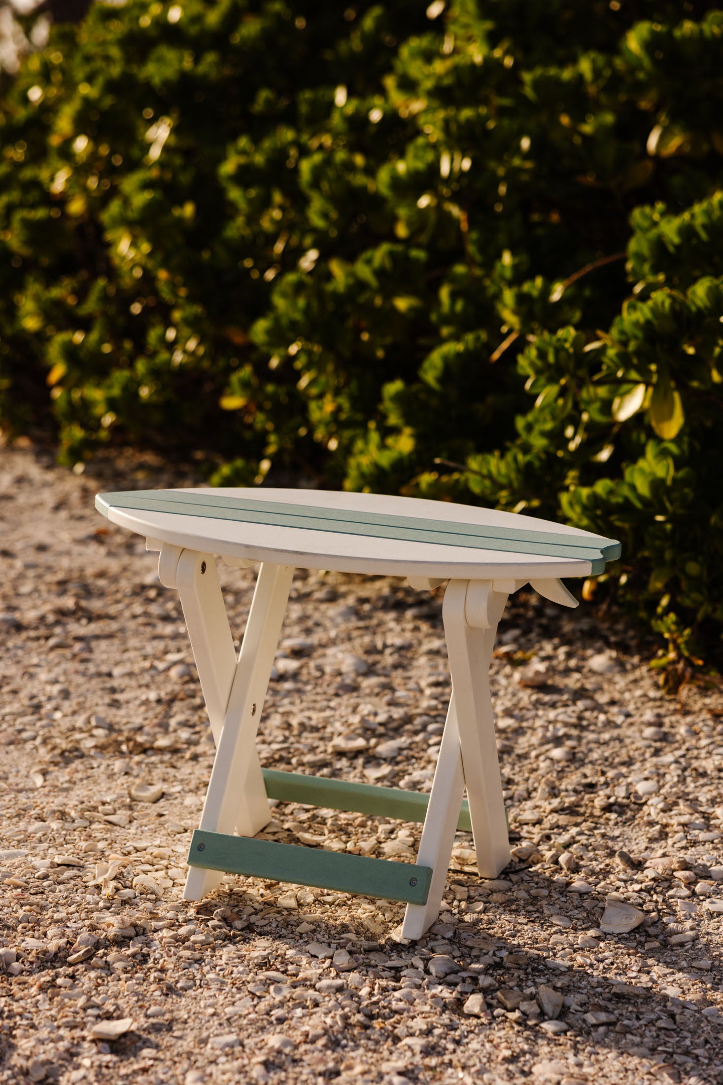 Surfboard Folding End Table