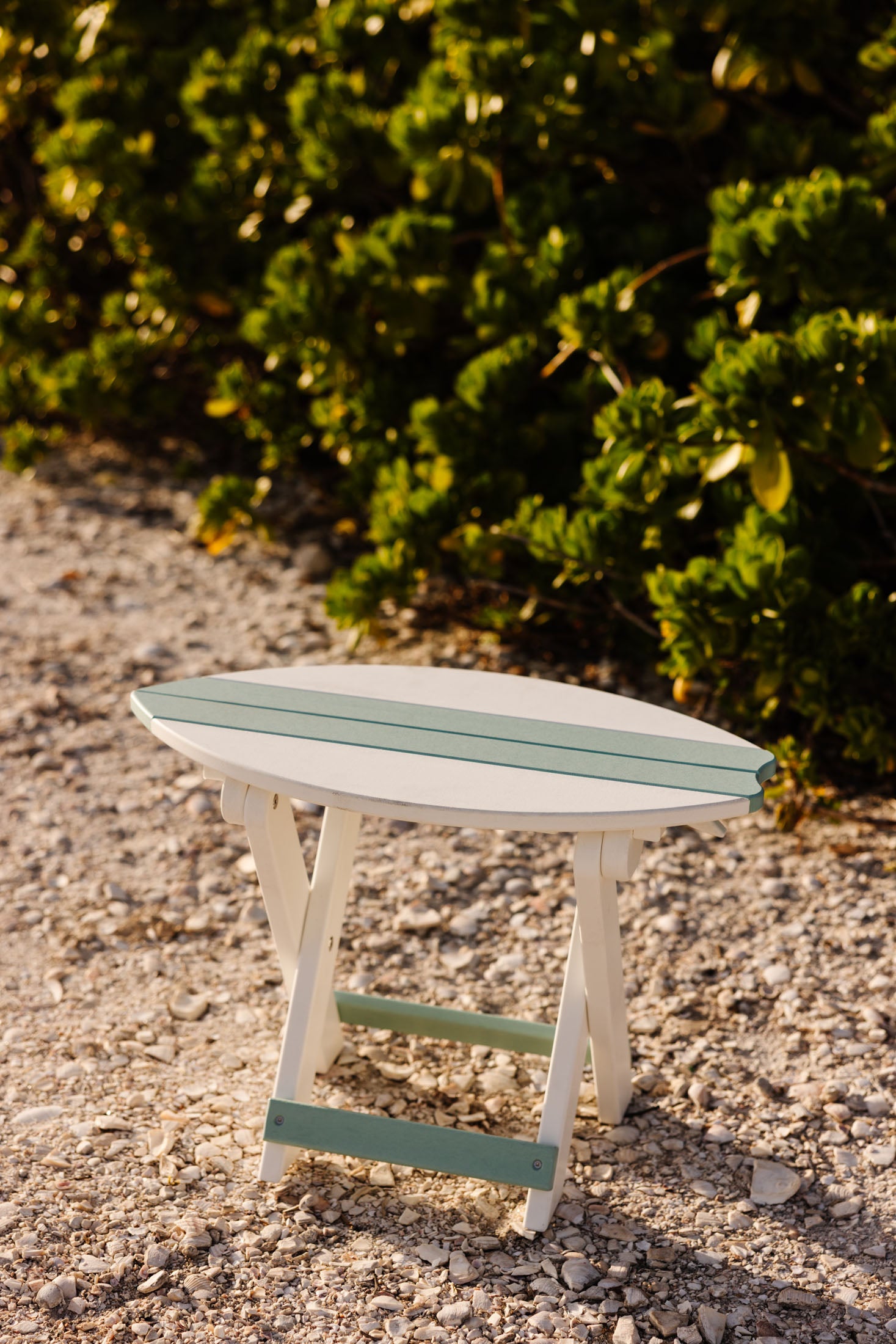 Surfboard Folding End Table