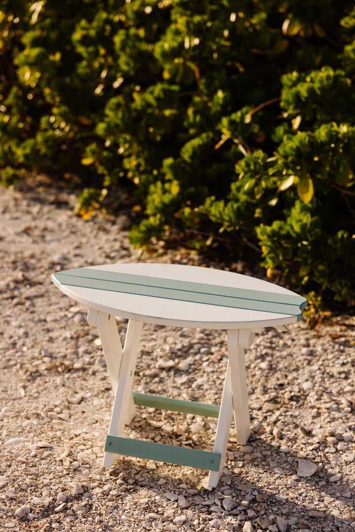 Surfboard Folding End Table