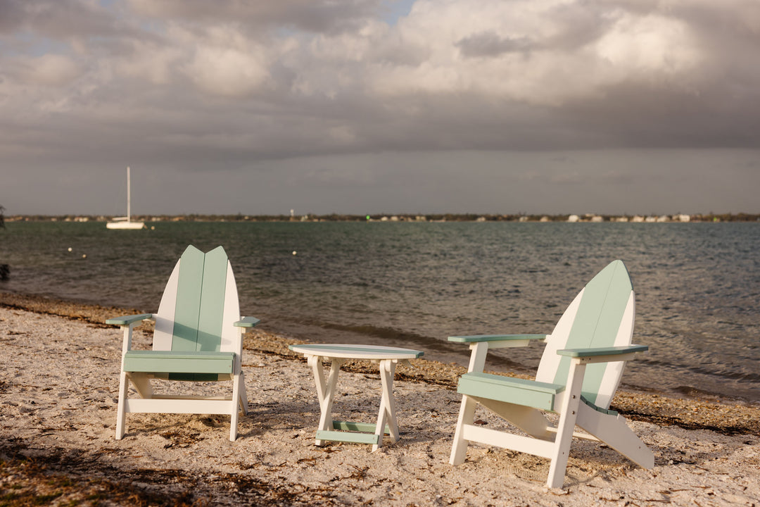Surfboard Folding End Table