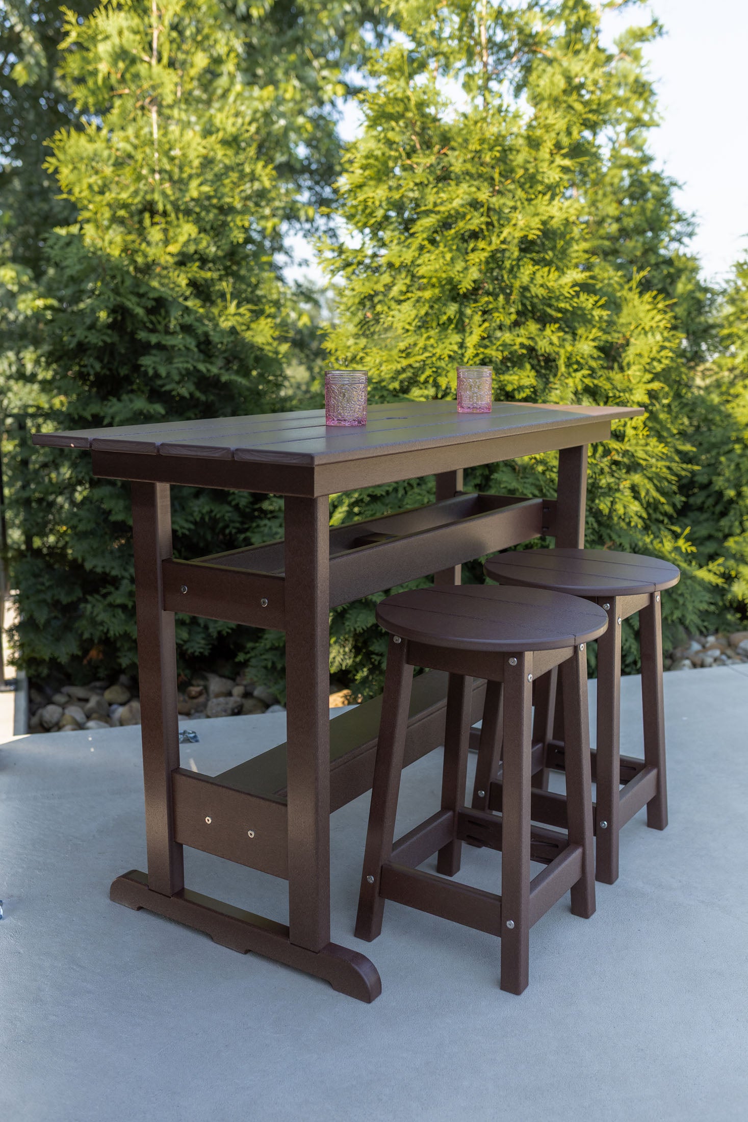 Round Bar Stool - Bar Height