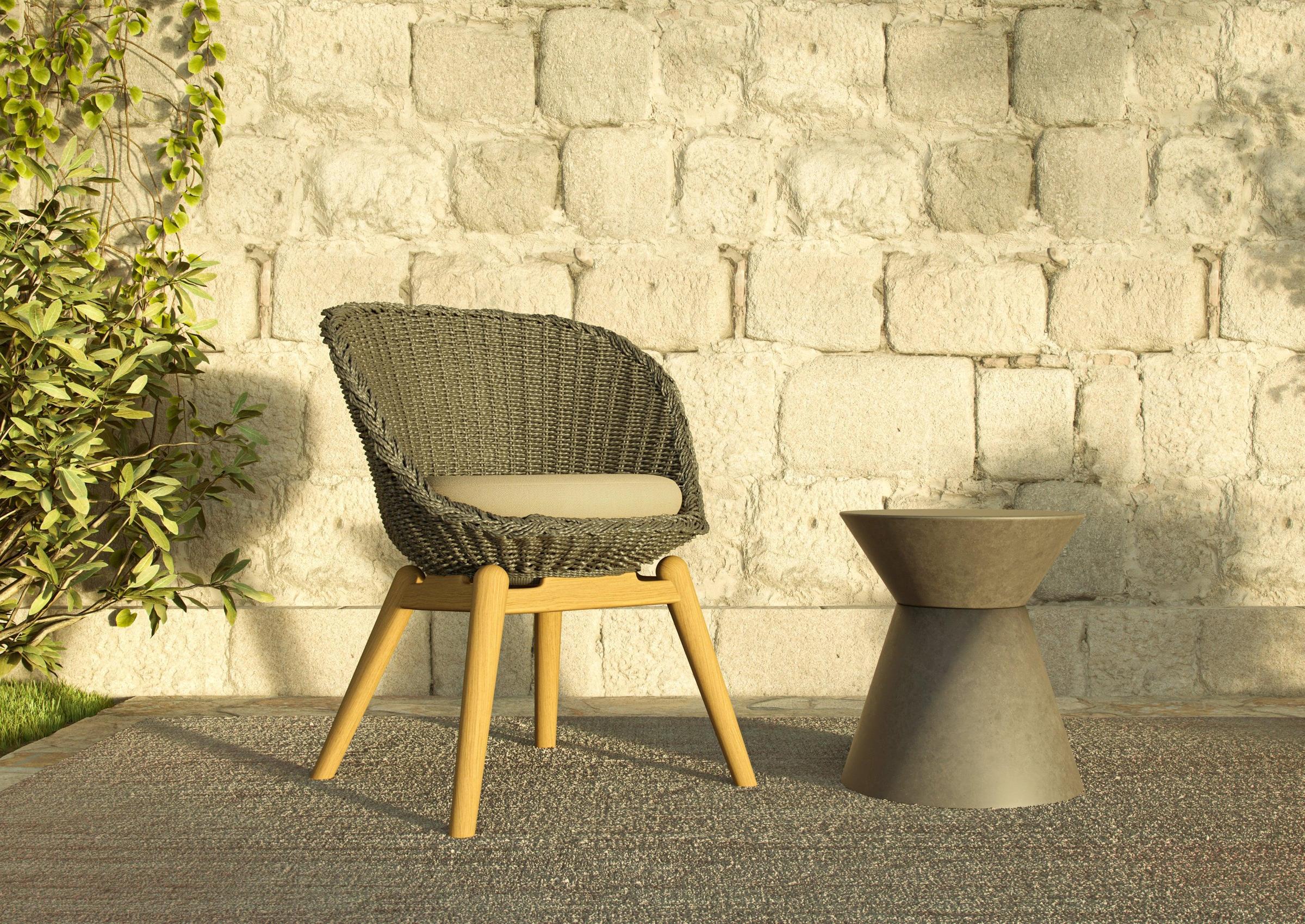 Palo Drum End Table