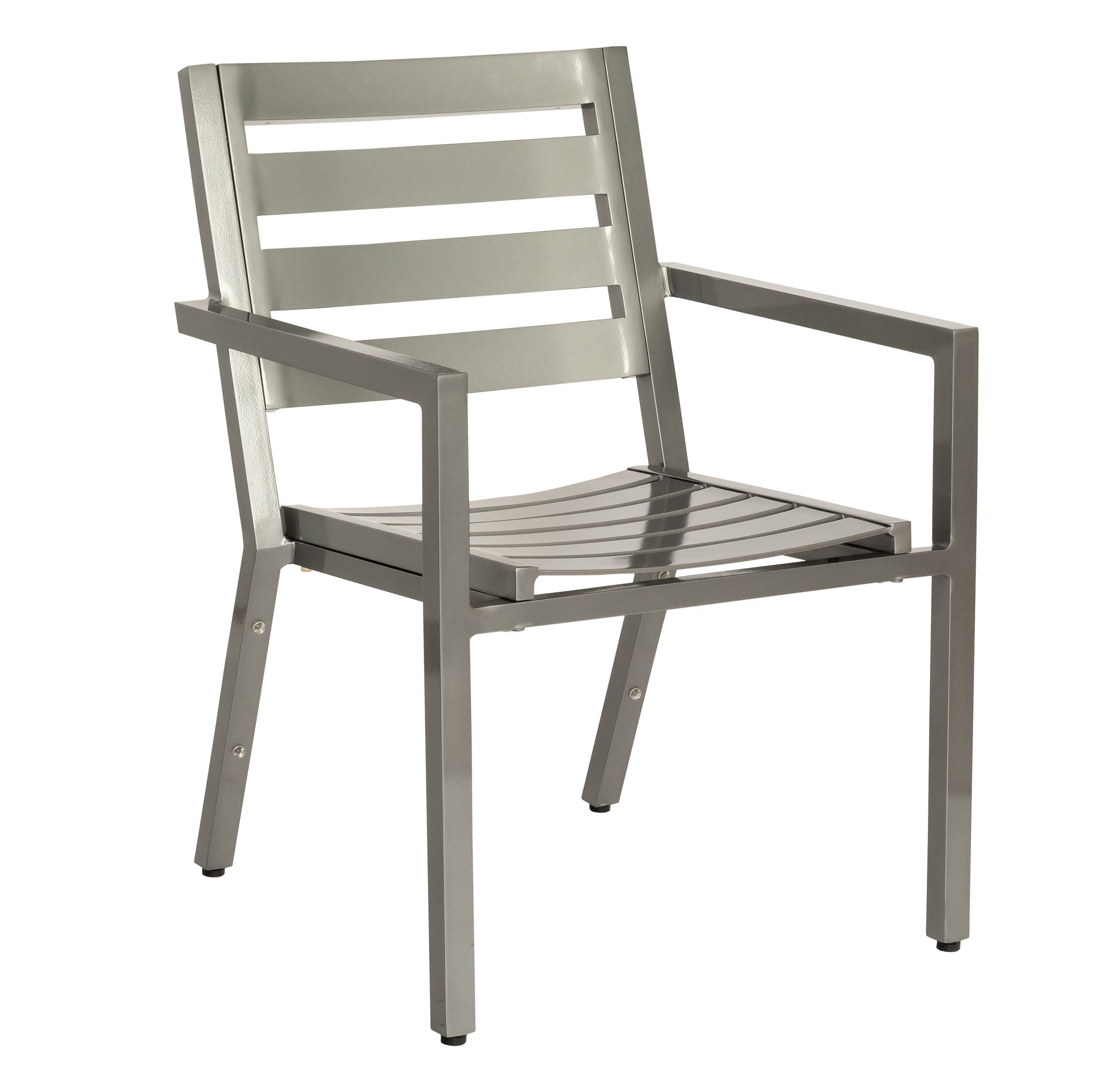 Palm Coast Slat Dining Arm Chair