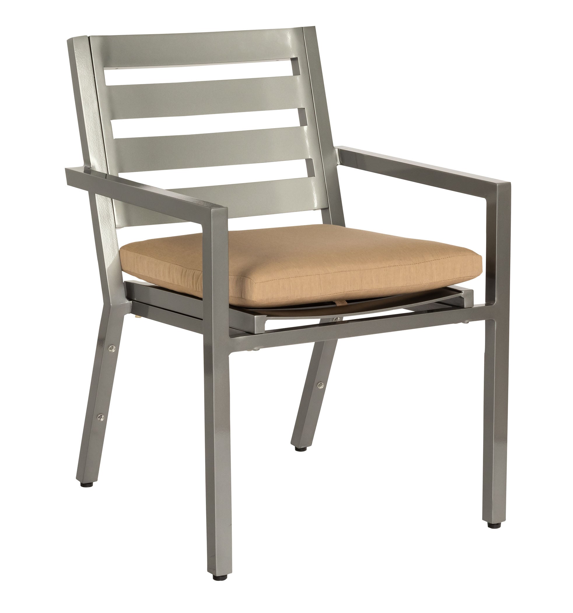 Woodard Palm Coast Slat Dining Armchair