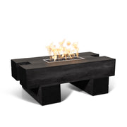The Outdoor Plus Palo Fire Pits - Wood Grain GFRC configuration