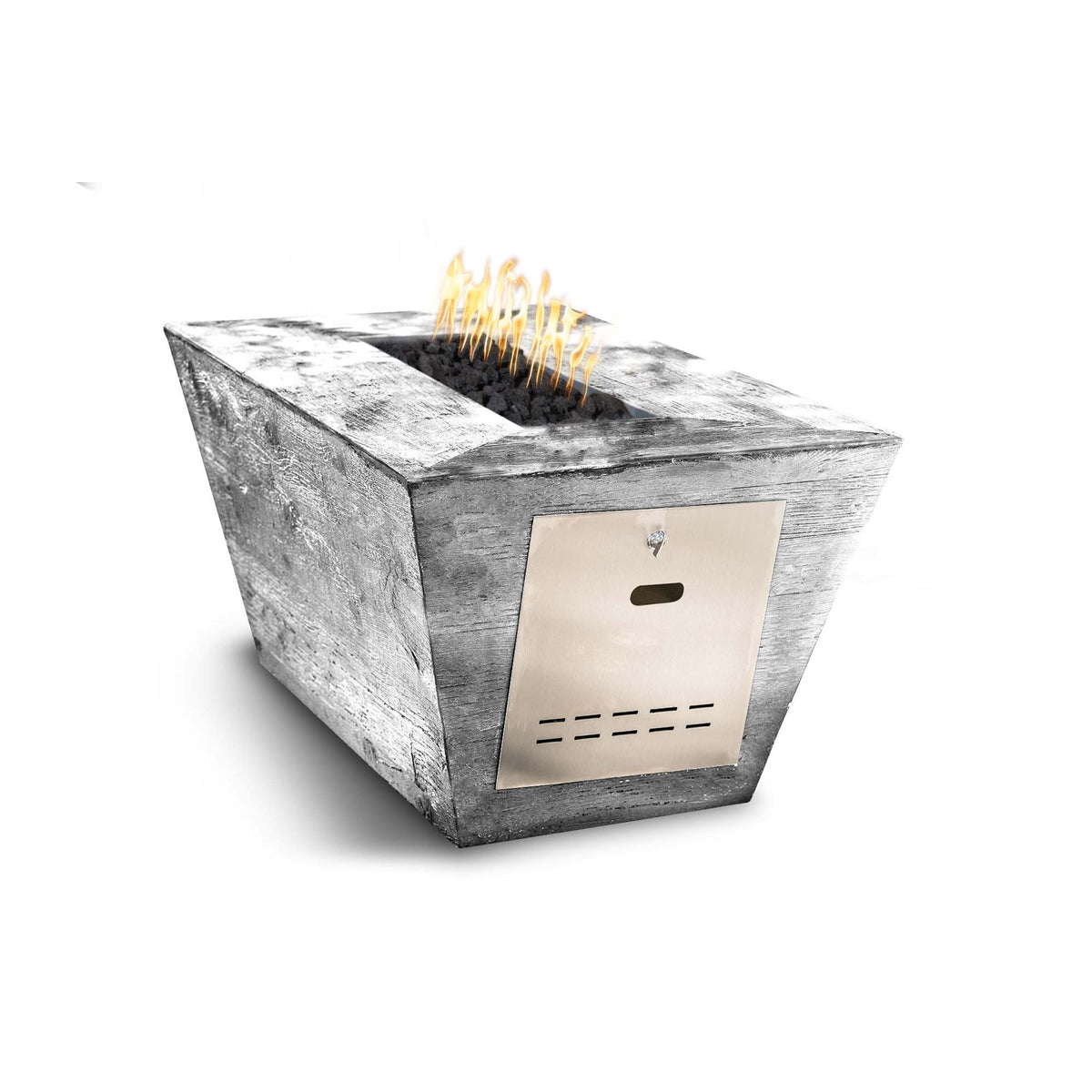 Plymouth Wood Grain Fire Pit 48" x 28" - 16" tall