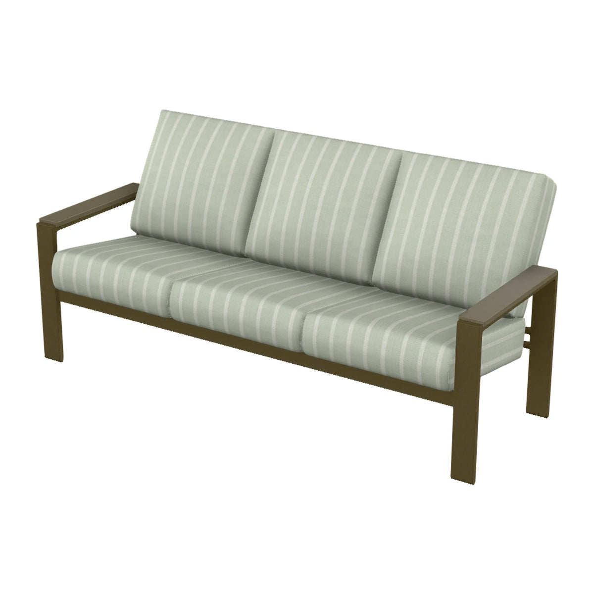 Telescope Larssen Cushion Sofa w/ Arm Accents — Beachwood PC / Beachwood Accents