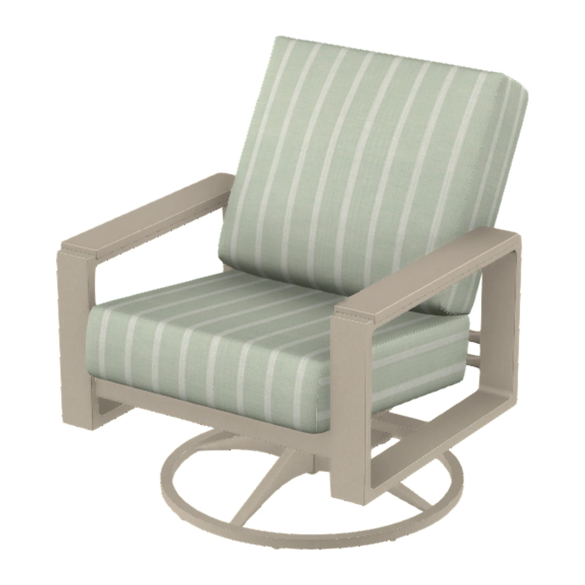 Telescope Larssen Cushion Swivel Rocker w/ Arm Accents — Desert Sand PC / Desert Accents