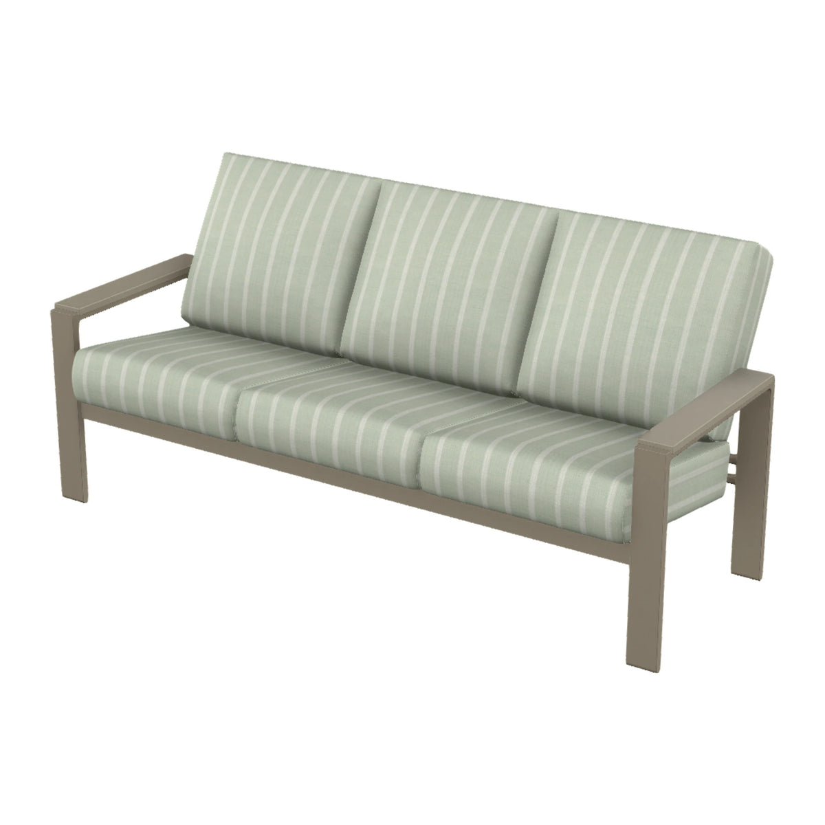 Telescope Larssen Cushion Sofa w/ Arm Accents — Storm PC / Storm Accents