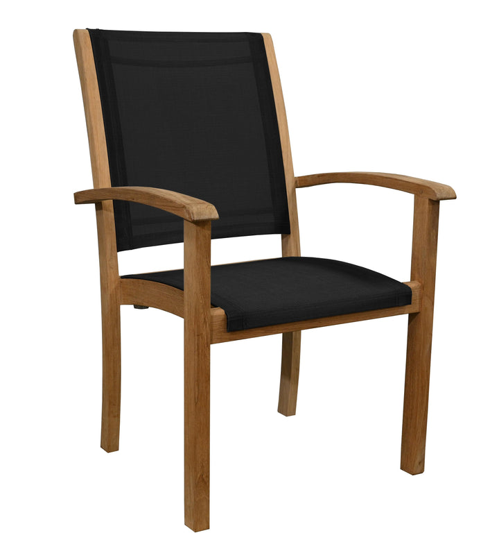 Riviera Stacking Sling Arm Chair