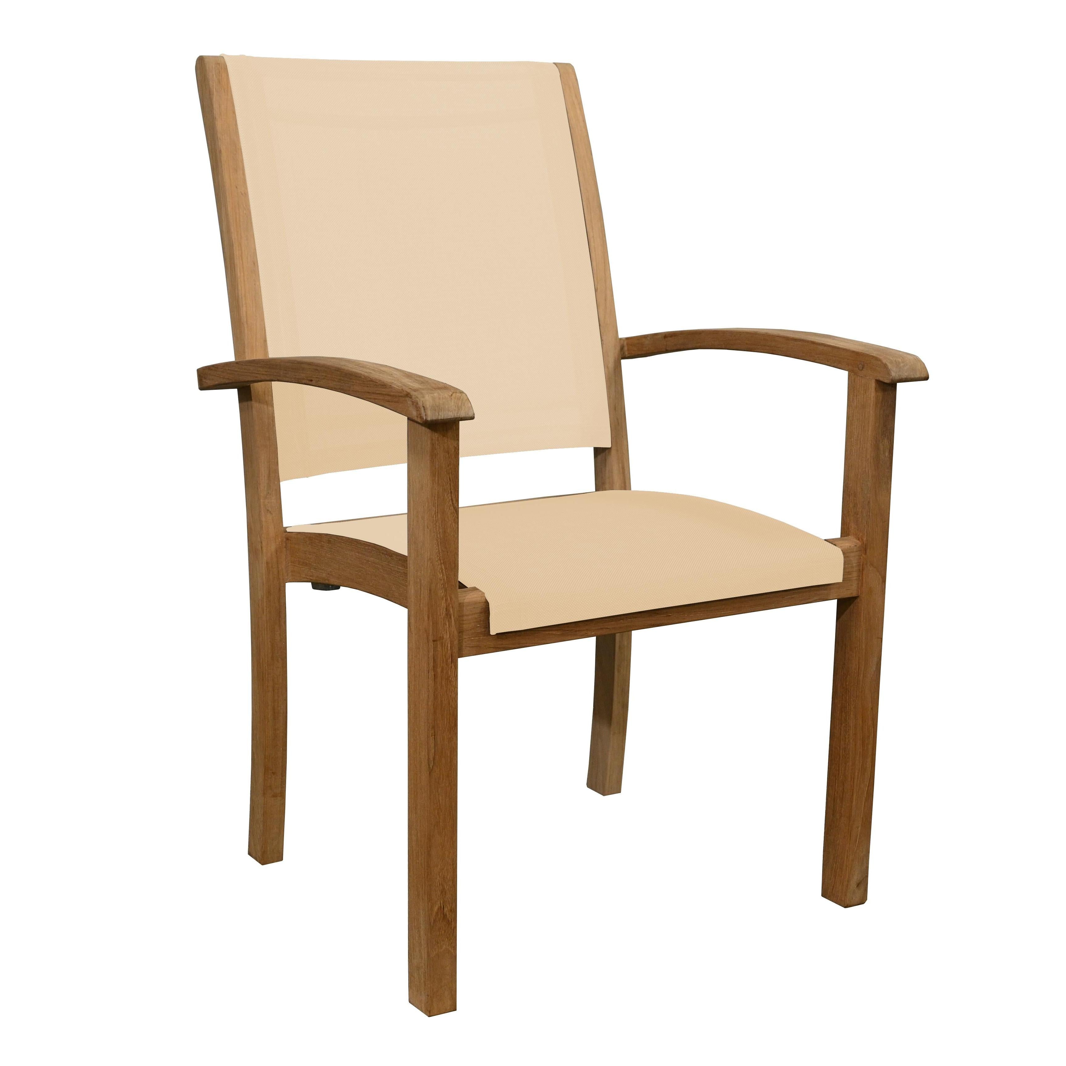 Riviera Stacking Sling Arm Chair