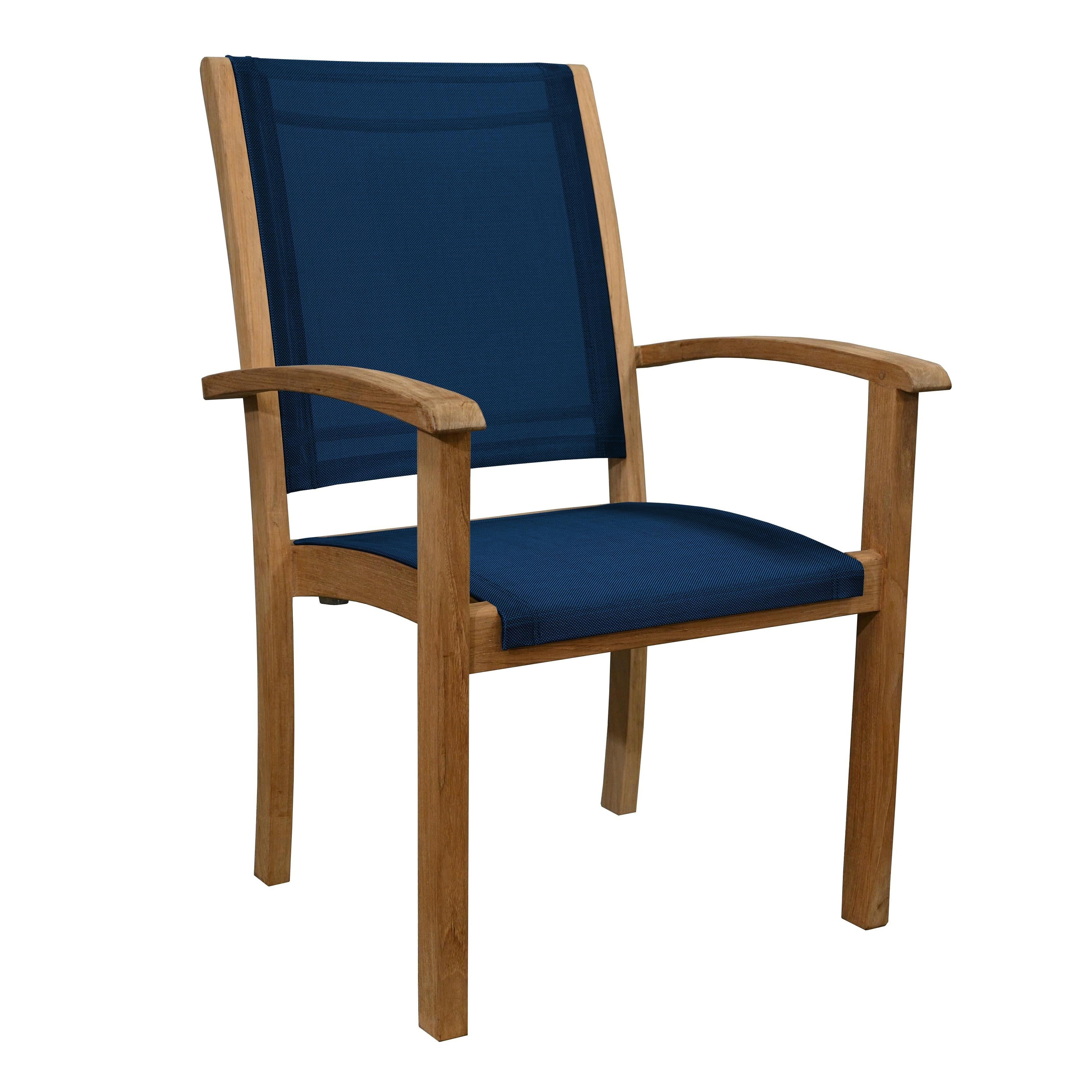 Riviera Stacking Sling Arm Chair